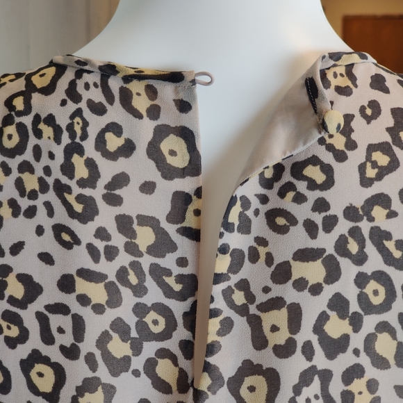 Ann Taylor Loft Leopard Print Tunic Dress Size XS - Picture 7 of 14